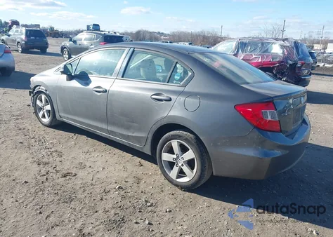 2012 Honda Civic Ex z USA, uszkodzony, nr VIN 2HGFB2F87CH504639